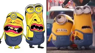 Minions: The Rise of Gru Clip - Chinatown Funny Drawing Meme