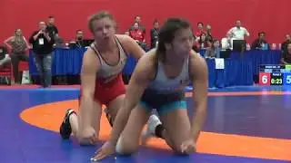 2019 Can Cup WW76kg Erica Weibe (Dinos) vs Justina Distasio (BMWC)