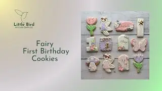Fairy First Birthday Cookies/ FirstBirthday  #decoratedcookies #firstbirthday  #fairy #cookies