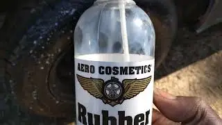 aero cosmetics 💄 rubber care tire shine gives a nice satin look that will last