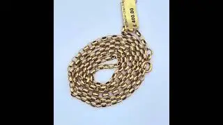 Belcher chain 9 carat yellow gold Hallmarked