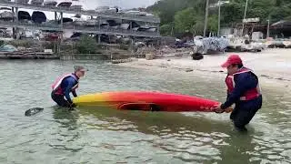 Water Sports Level 1 - Cleaning the Kayak