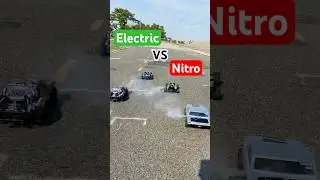 Who Wins This Race? Nitro VS Electric - Kyosho Inferno Buggy or the Traxxas Slash VXL