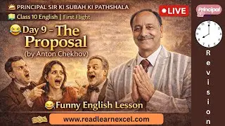The Proposal Class 10 English in One Shot Live Principal Sir, @principalsirofficial