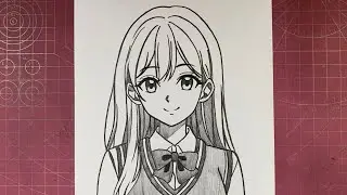 How to Draw Anime girl | Drawing Anime Tutorial step by step