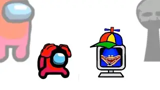 Mini Crewmate Kills Sprunki but SHIN SONIC TAPES Characters | Among Us .