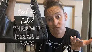 ThredUp 5 Name Brand Handbags Rescue Unboxing.  Real or Fake?