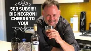 500 Subs! Negroni Cocktail Recipe ~ Creator Shoutouts ~ Cheoff Geoff