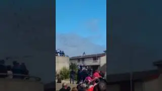 Red Arrows at northern Ireland airshow