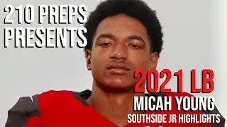 2021 LB Micah Young #8 *SIGNED LOI TO WYOMING* SA Southside (JR HIGHLIGHTS)