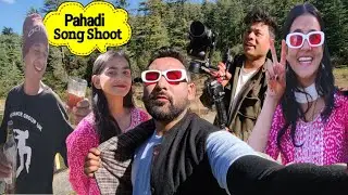 आज आया मजा 😍😍।। Pahadi Song Shoot ।। Behind The Seen 😅😅😅।।