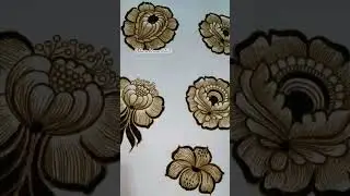 Different types of roses#henna#hennaartist#hennatatto#mehndi#ytshorts#shots#fatimahennaartist