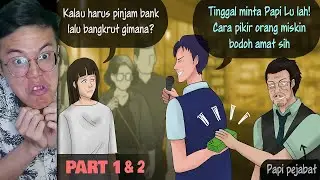 REACTION ANIMASI DRAMA Motivator Privilege Full Episode - Ngaku Perintis Padahal Pewaris!!!