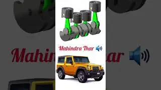 Mahindra Thar Engine sound #engineering #mechanical #automobile #enginesound