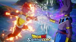 VEGETA SUPER SAIYAN GOD VS LORD BEERUS : FULL FIGHT! | Dragon Ball Sparking Zero 4K