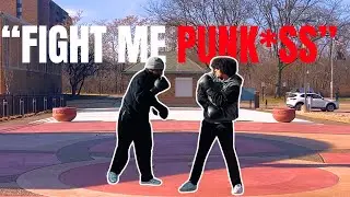 Asking Random People If They Can Fight, THEN BOXING THEM🥊