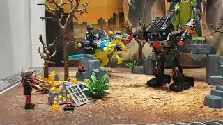 Star Trek Playmobil Fun Store. Escaparate Tienda Playmobil Dino Rise. Septiembre 2021.