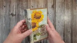 Sunflower Summer small Junk Journal