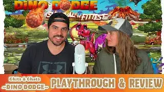 Dino Dodge Board Game Review and Playthrough (How to Play Tabletop Games)