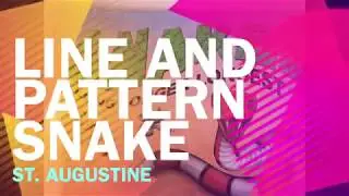Line Pattern Snake Art lesson