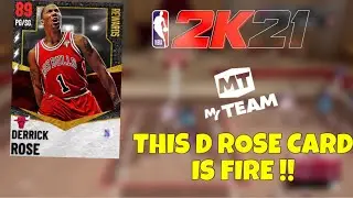 THIS NEW EVOLUTION DERRICK ROSE CARD IS SOME HEAT !!!! | NBA2K21 MyTeam Triple Threat Online
