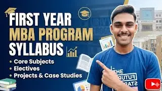 First year MBA program syllabus  @EduSparkHub1i