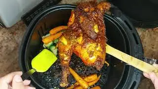 فراخ تندوري مشوية في القلاية الهوائية chicken tandoori in air fryer