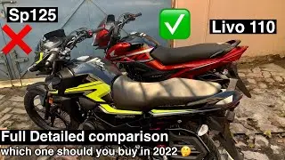 Comparison All New Honda Sp125 ❌Vs Honda Livo 110 ✅ | Which one should you buy in 2022..‼️