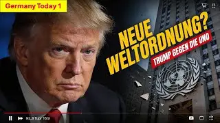 Geht es jetzt den Vereinten Nationen an den Kragen? Trump und seine neue Friedensorganisation!