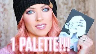 WHOLE LOOK USING ONE PALETTE | Blush, Highlight, Eyes & Lips!