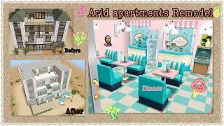 Sims Freeplay✨ Arid apartments Remodel✨ Diner AR tour✨