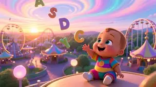 Giraffe Rides the Roller Coaster 🎢🦒 Fun Kids Song | Toddler Amusement Park Adventure