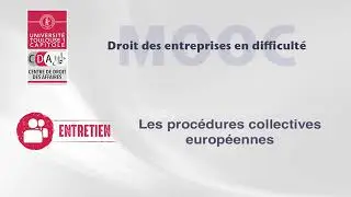 LES PROCÉDURES COLLECTIVES EUROPÉENNES