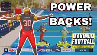 ⚡️Maximum Football&rsquo;s BIGGEST Problem: Power Backs 😈🏈