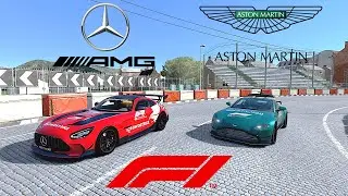 SAFETY CAR BATTLE ☠️🔥 - Mercedes AMG GT Black Series vs Aston Martin Vantage F1 SAFETY CAR Highlands