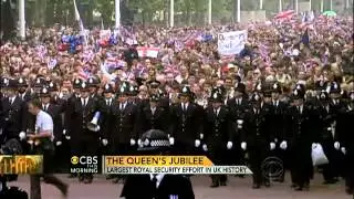 Queen's Jubilee; largest royal security effort in U.K. history