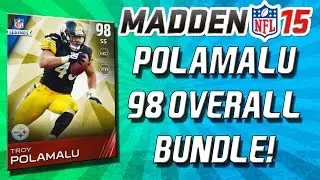 Madden 15 Ultimate Team - TROY POLAMALU! 98 OVERALL! LEGEND BUNDLE! - MUT 15