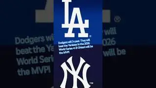 World Series 2026 Prediction! #predictions #sports #dodgers #losangeles #baseball #news