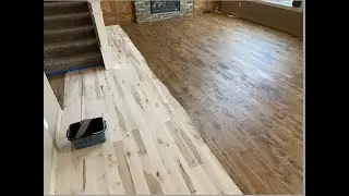 3rd Grade Maple:  Full Install, Sand, Stain & Finish