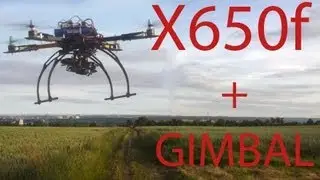 X650F Experimental Flight Test with Gimbal - RC-Creator