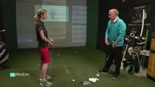 Chip Chop! Mackenzie Wilson learns to chip from a pro