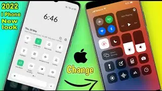Change Your Phone Control Center Android iOS 15 | Change All Mobile Control Center 2022 | Afzal Guru