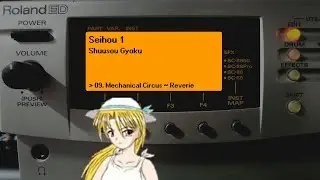 [SC-8850 MIDI] Seihou 1 - Mechanical Circus ~ Reverie (Original Tuning / 88Pro Ver.)