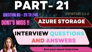 Latest azure storage interview questions