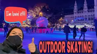 RATHAUS: VIENNA ICE DREAM 2021 (OUTDOOR SKATING) || VLOG #195