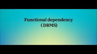 Functional dependency ( DBMS)