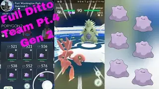 Pokemon Go Gen 2 Full Ditto Team Pt.4 (V.S Gen 2 Pokemon)!