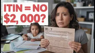 ITIN Child Tax Credit: SHOCKING 2025 Rule [You Lose $2,000]