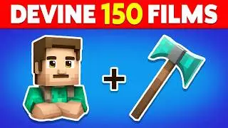 Devine 150 FILMS en &Eacute;MOJIS 🍿✅ | Quiz &Eacute;moji Films | Minecraft 💎 Sonic 3 🦔 Squid Game 2 🦑