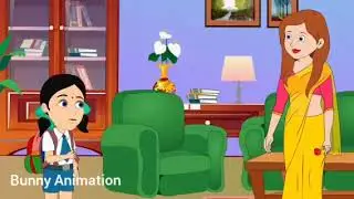 ज्यादा बोलने वाली बहु | Hindi Kahani | Family Drama | Cartoon Story | Animated movie